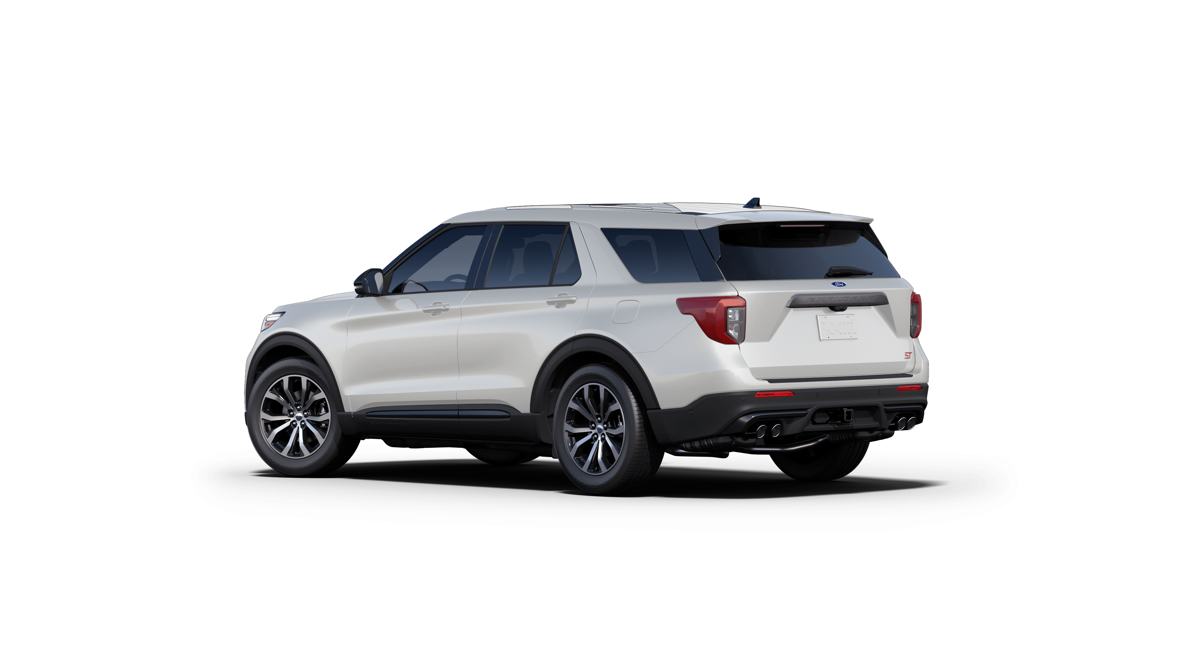 New Star White Metallic Tri Coat 2021 Ford Explorer ST 4WD for sale at